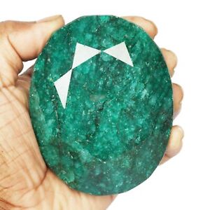Natural Green Emerald 947.00 Ct. Huge Oval shape Faceted 68x49 mm Loose Gemstone