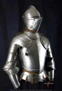 Mittelalterlich Armor Gothic Knight Suit Battle Bereit Stahl Armour Kostüm - Bild 1 von 1