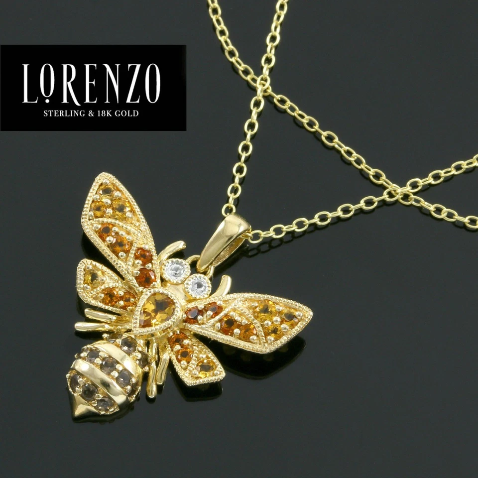 COLLAR INSECTO PLATA 925 S. CITRINO Y CUARZO AHUMADO COLORESG por Lorenzo Foto 1 de 3