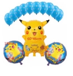 13pc Pokemon Pikachu Birthday Party Balloons - Picture 1 of 1
