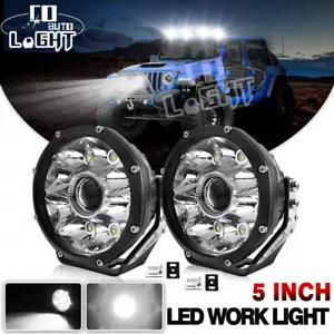 1KM+Distance Laser LED 5" Inch Work Lights Off Road Spotlight For Car SUV Truck - Picture 1 of 12