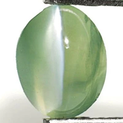 AIGS Certified INDIA Alexandrite Cat's Eye 0.87 Cts Natural Untreated Oval Foto 1 de 4