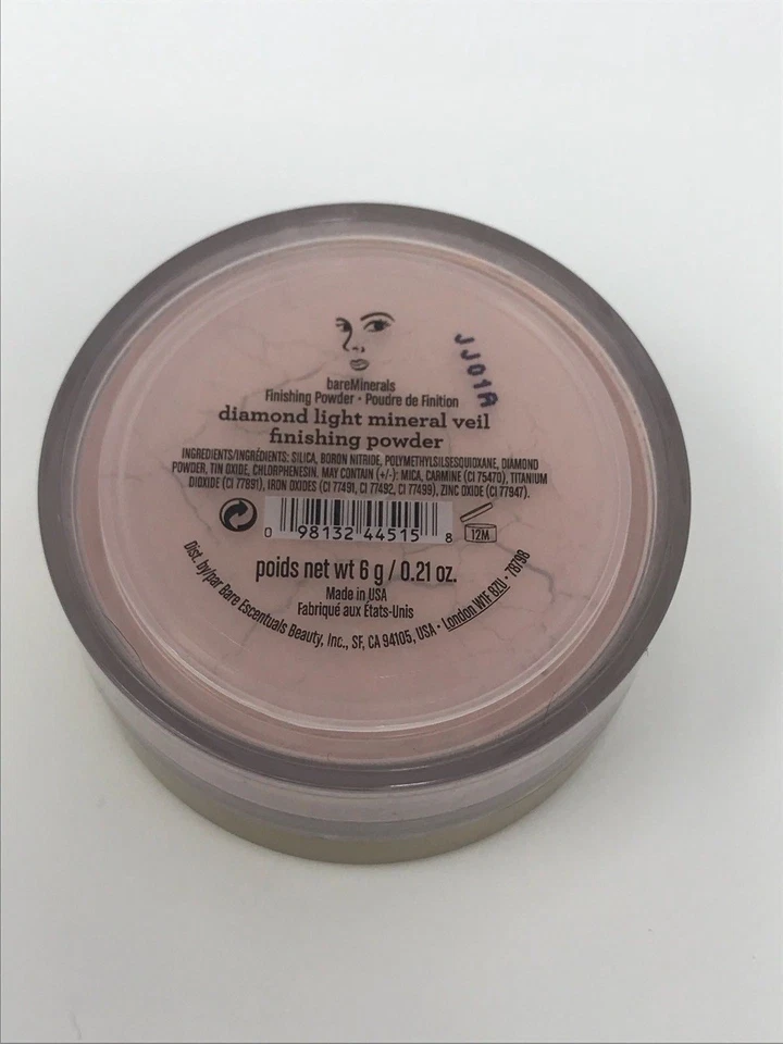 bareMinerals Diamond Light Mineral Veil Finishing Powder 6g .21 oz NWOB READ - Image 1 of 1