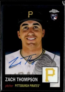 2022 TOPPS CHROME PLATINUM ANN BLACK AUTOGRAPH ZACK THOMPSON RC (07/10) - Picture 1 of 2