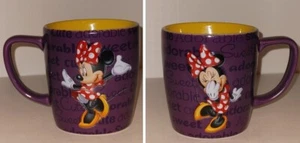 Disney Parks Minnie Mouse Coffee Mug 3D Cup Purple Sweet Cute Adorable - Picture 1 of 9