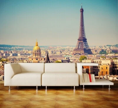 Holiday wallpaper EASY TO APPLY non-woven wall mural Paris Eiffel Tower - Image 1 of 4