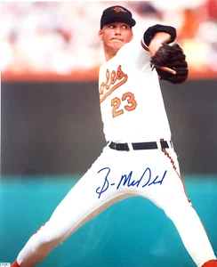 Autograph Ben McDonald Baltimore Orioles Photo w/COA BB-202 - Picture 1 of 9