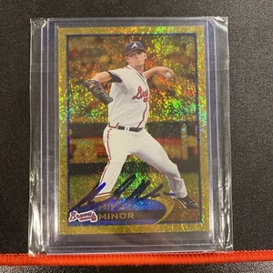 Mike Minor Signed Autographed 2012 Topps Gold Sparkle #227 Atlanta Braves Auto - Picture 1 of 1