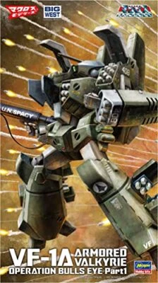 Hasegawa SDF Macross VF-1A Armored Valkyrie Bullseye-1 1/72 Plastic Model 65877 - Image 1 of 4