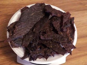 Juan & Teresa  ONE POUND REGULAR ANGUS BEEF JERKY HOMEMADE - Picture 1 of 1