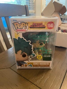 FUNKO POP - JUSTIN BRINER - AUTOGRAPHED IZUKU MIDORIYA GITD 1140 JSA CERTIFIED - Picture 1 of 6
