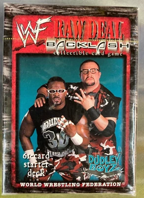 WWF WWE Raw Deal CCG Backlash Dudley Boyz Starter Deck (Sealed) - Image 1 of 2