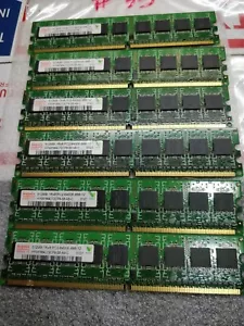 Hynix 3GB (6x512MB) 1Rx8PC2-6400U-666-12 RAM MEMORY - Picture 1 of 5