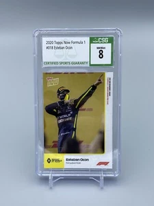 2020 Topps Now Formula 1 F1 Esteban Ocon #18 CSG 8 PRINT RUN /1270 - Picture 1 of 2