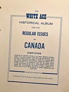 Canada Stamp Collection, 332 between 1859-1979, on White Ace pages-CV $2,493.65 - Picture 1 of 24