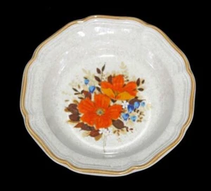 VTG Mikasa Garden Club FLOWERFEST Flowers Scalloped Rimmed Soup Pasta Bowl EXC - Picture 1 of 1