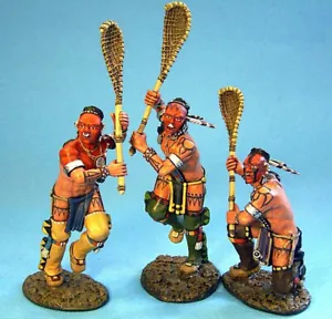 JOHN JENKINS DESIGNS WIM-008 - Woodland Indians playing Lacrosse NEUF EN BOITE - Picture 1 of 1