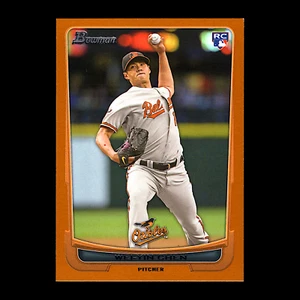 Papel naranja Bowman Draft Wei-Yin Chen 2012 #45 Baltimore Orioles RC/250 - Imagen 1 de 2