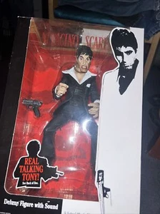 Mezco Toy Al Pacino Scarface Deluxe Figure with Sound 9 Movie Phrases Sealed - Picture 1 of 2
