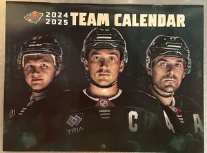 New MINNESOTA MN WILD NHL Hockey TEAM CALENDAR 2024-2025 Season Game Giveaway - Picture 1 of 3