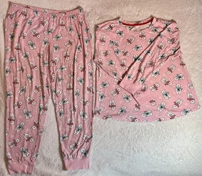 Women’s Pajamas-Secret Treasures Pajama Set Size L/G (12-14) Polar Bears - Image 1 of 4