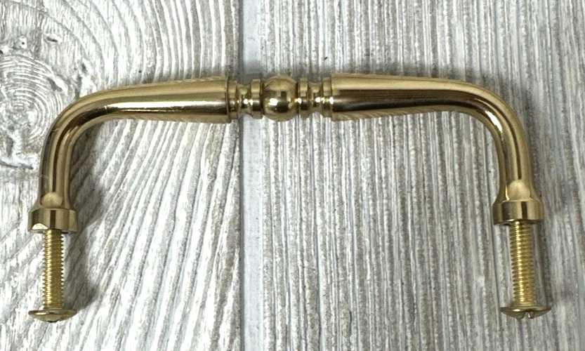 Lote de 19 tiradores de cajón con manija de gabinete de latón tradicional Alno nudillo único 3/4 Foto 1 de 4