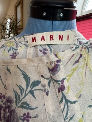 Marni Skirt Sz 10 Large Floral Vintage - Image 1 of 3