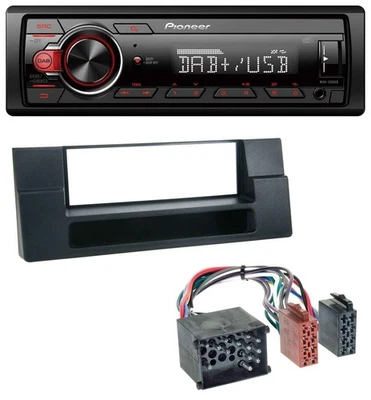 Pioneer MP3 1DIN DAB USB AUX Autoradio für BMW X5 E53 5er E39 Rundpin Ablagefach - Bild 1 von 4