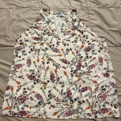 Women’s Kenar Size Medium Sleeveless Pullover Lined Blouse Shipping Included Foto 1 de 4