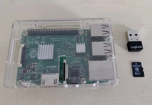 Raspberry Pi 2 Model B V1.1 mit Gehäuse Kühlkörper microSD Logilink WLAN - Bild 1 von 8