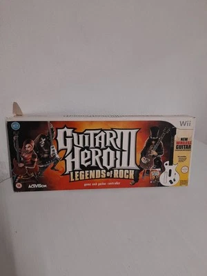  Guitar Hero III Legends of Rock Nintendo Wii Boxed with (World tour disc only) - Image 1 of 4