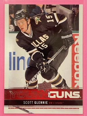 2012-13 Upper Deck Scott Glennie Young Guns Rookie RC #221 Hockey Dallas Stars - Image 1 of 2