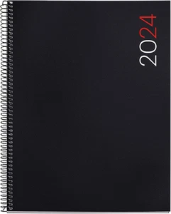 - Agenda Annuale 2024, Vista Settimanale, Formato Pro 210 X 270 Mm (Simile A4), - Foto 1 di 12