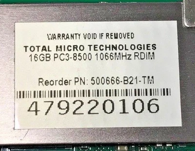 Total Micro PC3-12800 16 GB DDR3 1600 MHz DDR3 SDRAM Memory (A5940905-TM) - Image 1 of 2