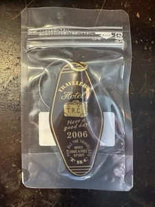 TRAVELER'S FACTORY Acrylic Keychain Hotel New Sealed - Picture 1 of 1