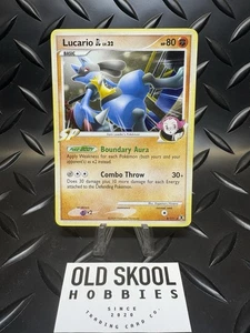 Pokemon TCG Platinum Rising Rivals ~ Lucario GL Holo Rare 8/111 ~ NM - Picture 1 of 3