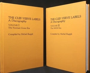 THE CLEF/VERVE LABELS a Discography 1986 jazz psych rock NM vinyl record lp RARE - Imagen 1 de 3