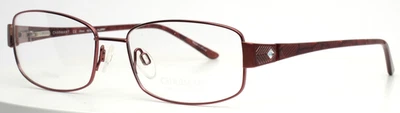 CHARMANT CH12111 BU Burgundy Womens Rectangle Full Rim Eyeglasses 55-17-135 B:33 - Image 1 of 4