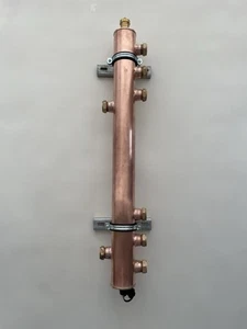 Copper Low Loss Header / 150kw / 28mm Compression Connections - Picture 1 of 3
