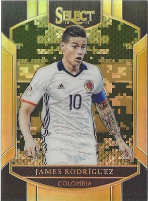 2016 Panini Select James Rodriguez Camo Prizm /20 - Image 1 of 3