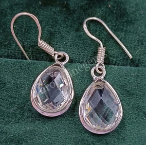 PENDIENTES ZAFIRO AMARILLO NATURAL CORTE PERA 25,30 QUILATES PLATA EGL GEMAS SUELTAS 5FRX - Imagen 1 de 6