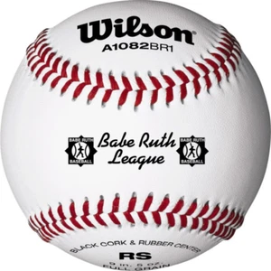 Wilson A1082 League Series Babe Ruth Baseball (9 Baseballs) - Picture 1 of 1