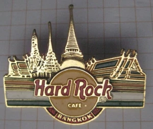 HARD ROCK CAFE BANGKOK THAILAND PALACE TEMPLE CITY SKYLINE ... HRC Pin (274a) - Picture 1 of 1