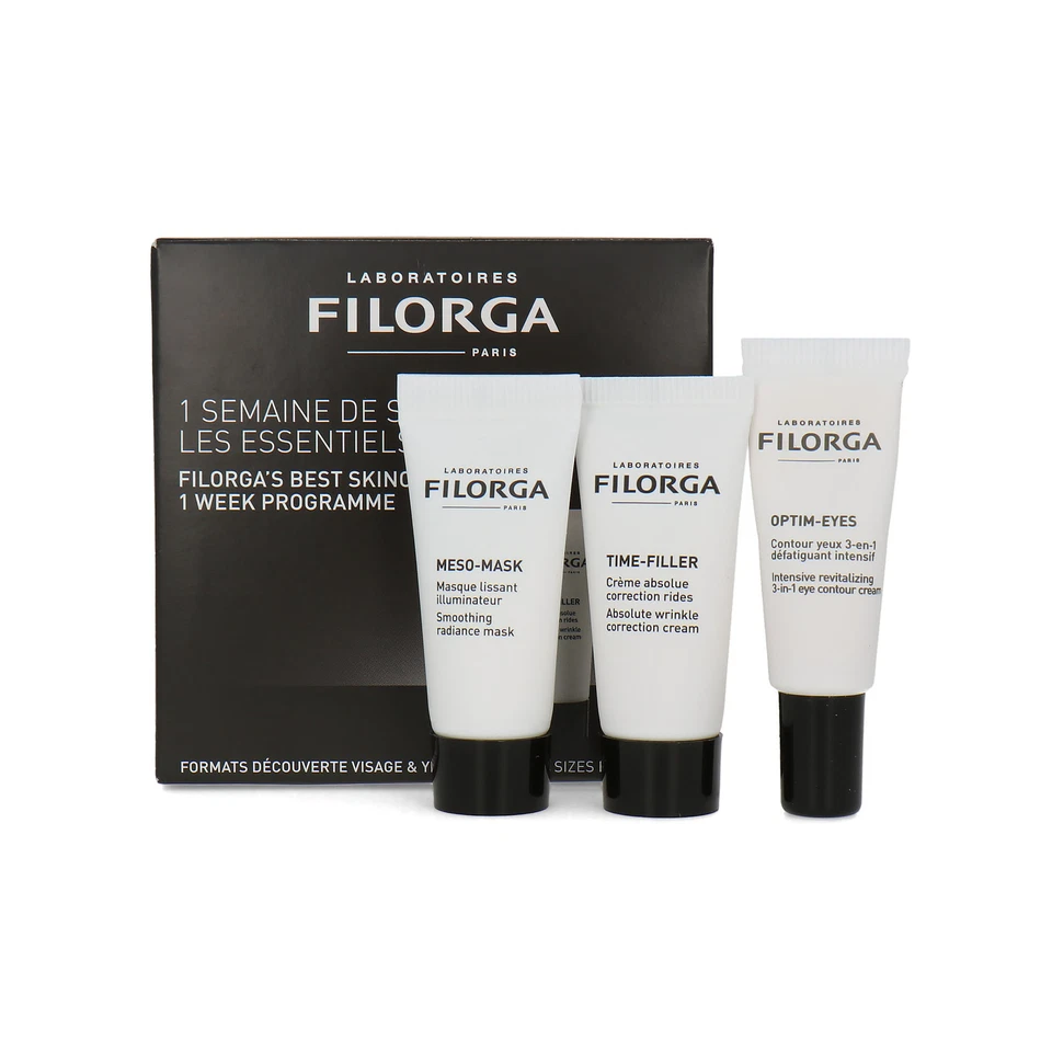 Filorga Best Skincare 1 Week Programme 18ml Meso Mask, Optim Eyes, Time Filler