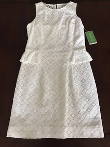 Lilly Pulitzer Abby XO Lace Resort White Sheath Dress SZ 2 MSRP $238 Bridal - Picture 1 of 5