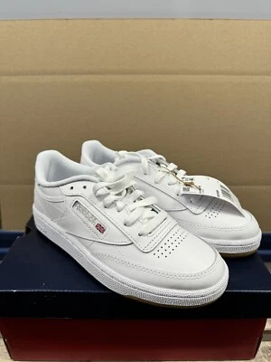 Zapatillas Tenis Reebok Club C 85 Parte Superior Baja Suela de Goma Blanca Mujer Talla 7 Nuevas Foto 1 de 4