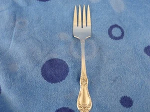 VTG. Wm. A. Rogers Oneida Vanessa Francesca Pattern Meat Fork - Picture 1 of 8