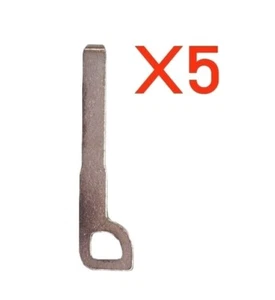 New Pack Lot of 5 Replacement Ford Remote Smart Key Fob Emergency Blank Blade - Picture 1 of 3