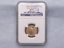 New listing
		NGC Certified 2013 $10 Gold American Eagle Gold Coin MS70 Early Releases