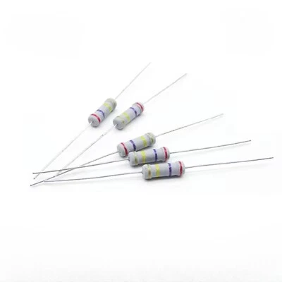 1W 5% Metal Oxide Film Power Resistors, 5% Toerance Pack of 5 - Image 1 of 2
